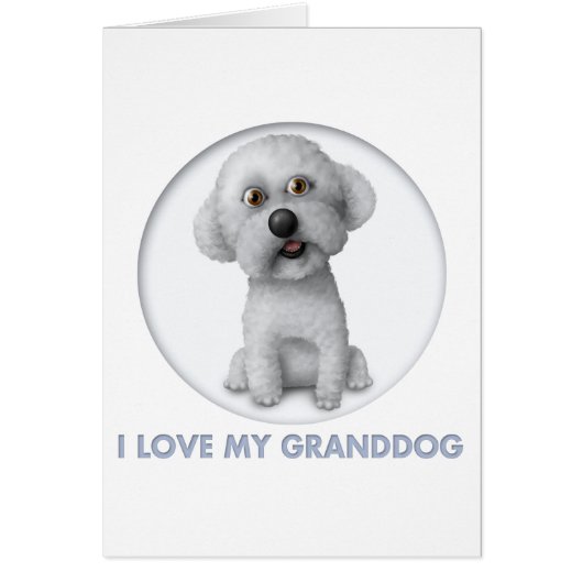 Bichon Frise Granddog Cards (Front)