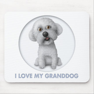 Bichon Frise Granddog Mouse Pad