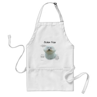 Bichon Frise History; All About Bichon Frise Adult Apron