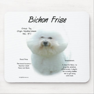 Bichon Frise History; All About Bichon Frise Mouse Pad