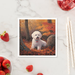 Bichon Napkins | Zazzle