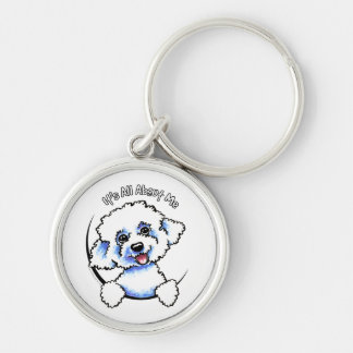 Bichon Frise Its All About Me Keychain