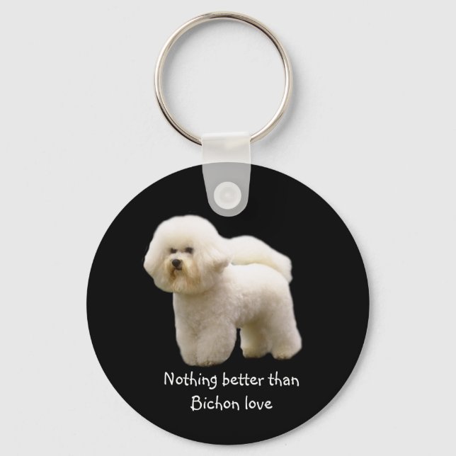 Bichon  Frise Keychain (Front)