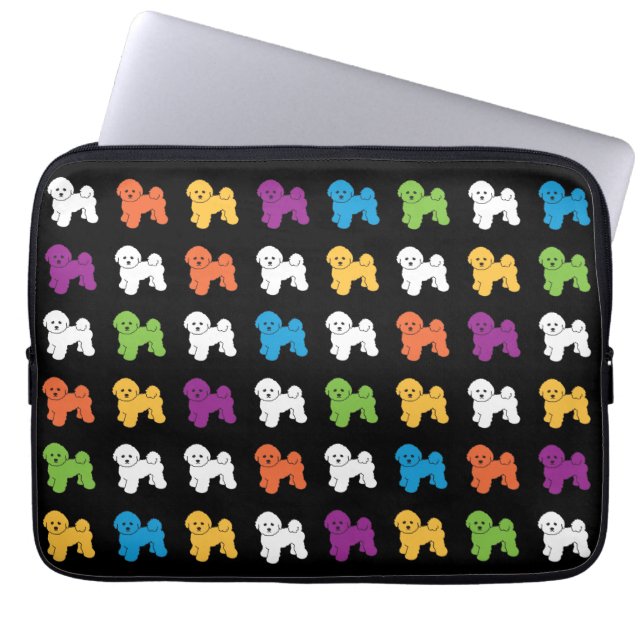 Bichon Frise Laptop Sleeve (Front)