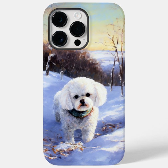 Bichon Frise Let It Snow Christmas  Case-Mate iPhone Case (Back)