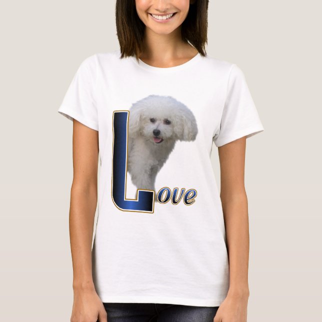Bichon Frise Love T-Shirt (Front)