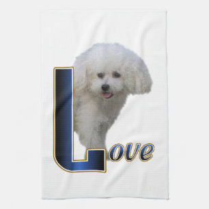 Bichon Frise Love Towel