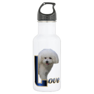 Bichon Frise Love Water Bottle