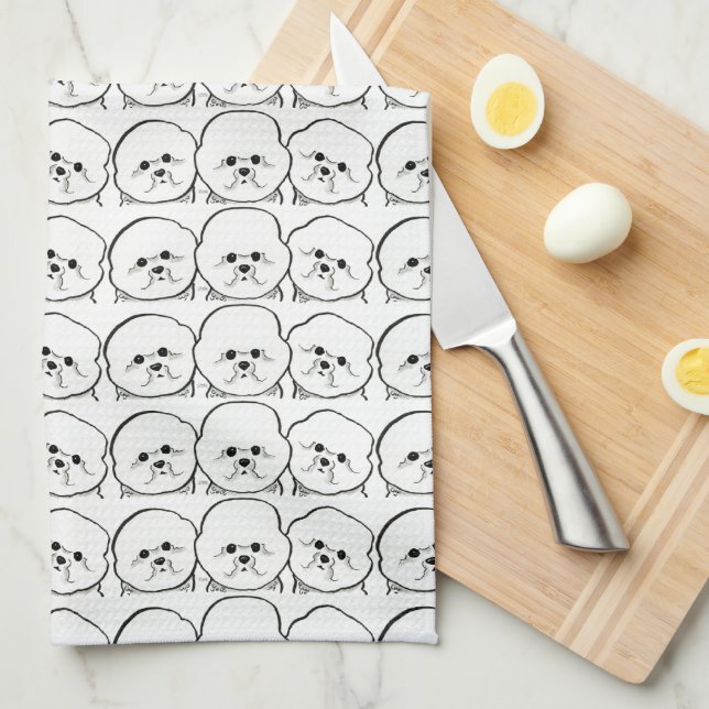 Bichon Frise Lover Towel (Quarter Fold)