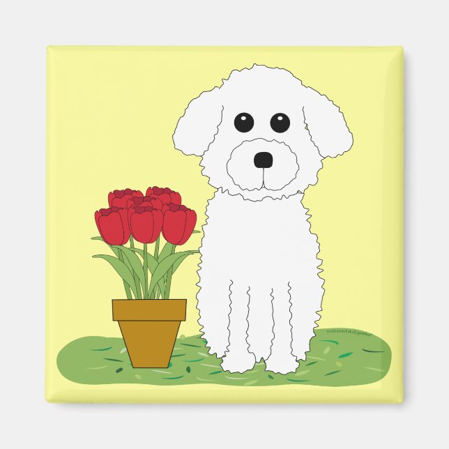 Bichon Frise Magnet (Front)