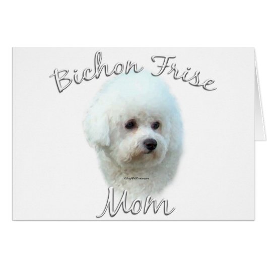 Bichon Frise Mom 2 (Front Horizontal)