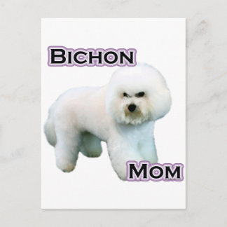 Bichon Frise Mom 4 Postcard