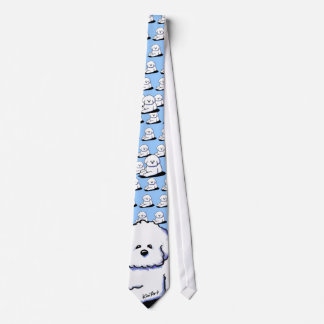 Bichon Frise Neck Tie
