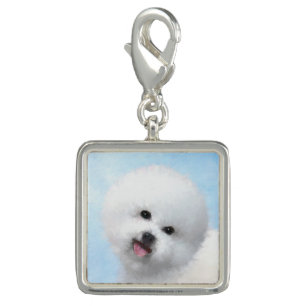 Bichon Frise Painting - Cute Original Dog Art Charm