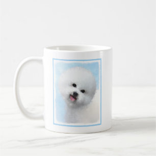 Bichon Frise Painting - Cute Original Dog Art Coffee Mug