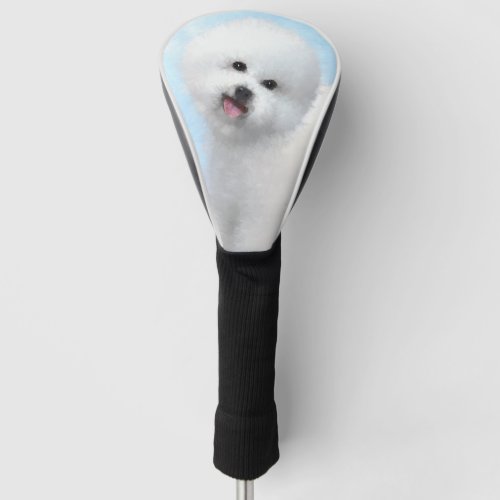 Bichon Frise Painting _ Cute Original Dog Art Golf Head Cover