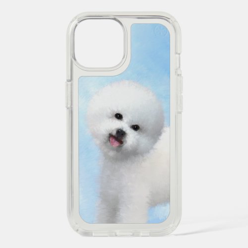 Bichon Frise Painting _ Cute Original Dog Art iPhone 15 Case