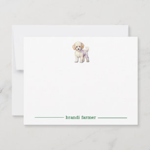 Bichon Frise Personalized Note Cards