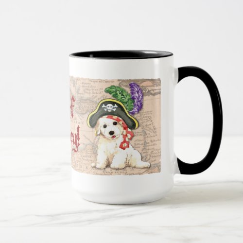 Bichon Frise Pirate Mug