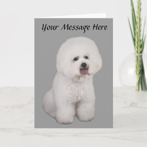 Bichon Frise Precious Greeting Card