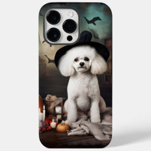 Bichon Frise Pumpkins Halloween Scary Case-Mate iPhone 14 Pro Max Case