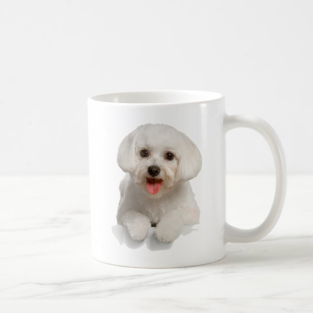 Bichon Frise Puppy Coffee Mug (Right)