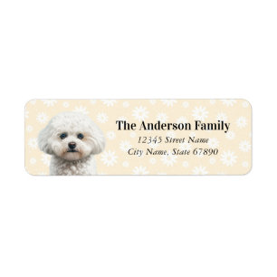 Bichon Frise Return Address Labels
