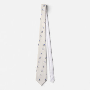 Bichon Frise Sailor Boy Blue Neck Tie