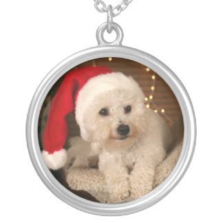 Bichon Frise customized necklace with your dog photo