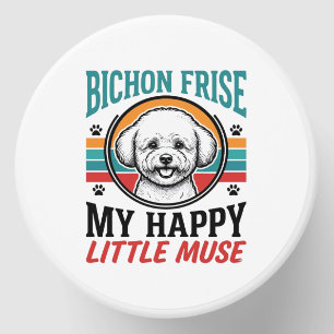 Bichon Frise Shirt Vintage Spirit Dog Art_1 Mini Candle Favors