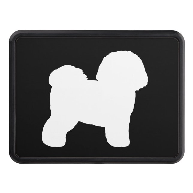 Bichon Frise Silhouette Hitch Cover (Front)