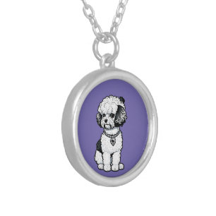 Bichon Frise Silver Plated Necklace