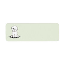 Bichon Frise Sit Pretty Labels