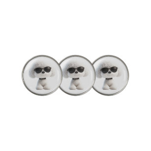 Bichon Frise Theme Golf Ball Marker