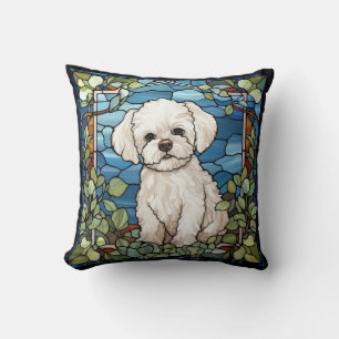 Bichon Frise Throw Pillow
