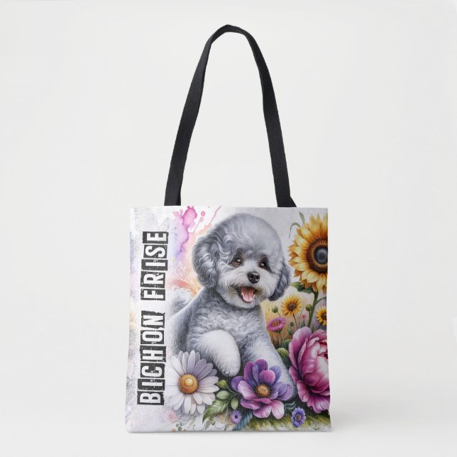 Bichon Frise  Tote Bag (Front)
