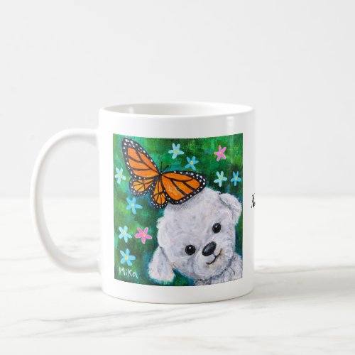 Bichon Frise Toy Poodle Maltese Cute Little dog Coffee Mug