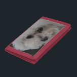 Bichon Frise Tri-fold Wallet<br><div class="desc">Sweet white Bichon Frise puppy dog.</div>