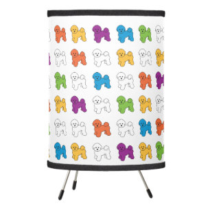 Bichon Frise Tripod Lamp