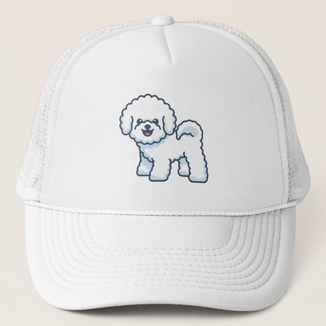 Bichon Frise Trucker Hat (Front)