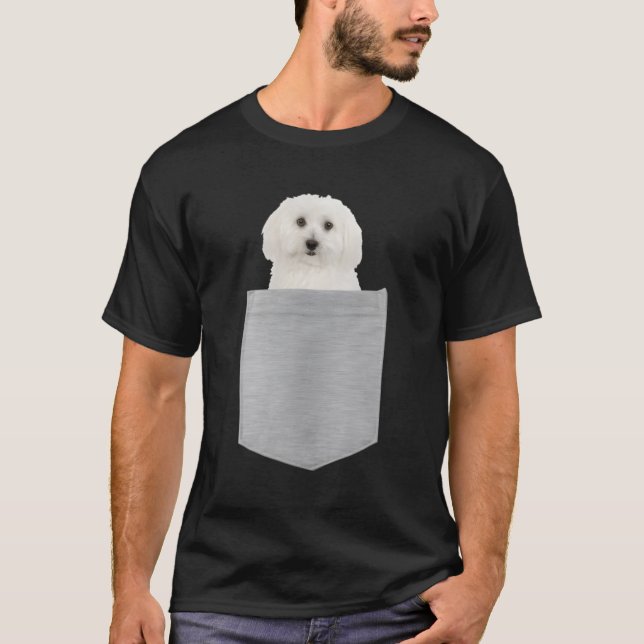 Bichon Frises In Your Pocket T-Shirt (Front)