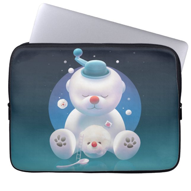 Bichon Ice Shaver Dreamland Laptop Sleeve (Front)