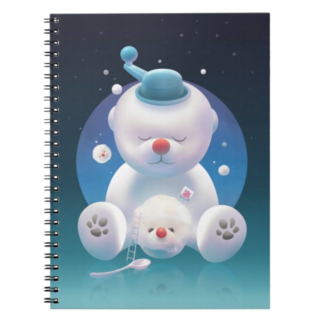 Bichon Ice Shaver Dreamland Notebook (Front)