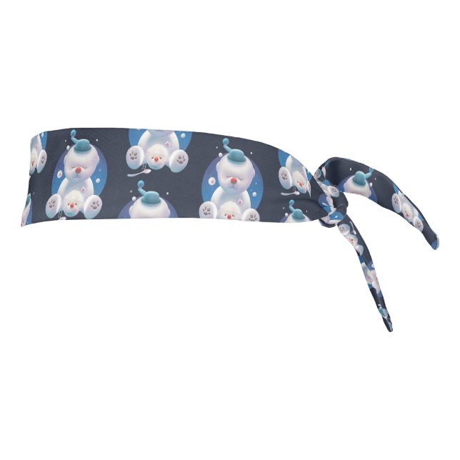 Bichon Ice Shaver Dreamland Tie Headband (Rotate 90)