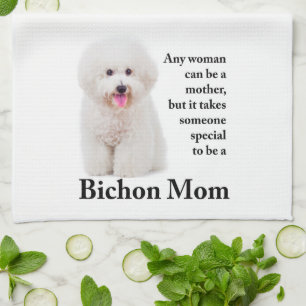 Bichon Mom Kitchen Towl Towel