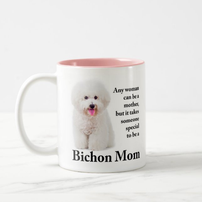 Bichon Mom Mug (Left)