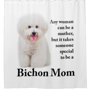 Bichon Mom Shower Curtain