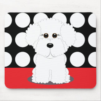 Bichon Puppy Mouse Pad