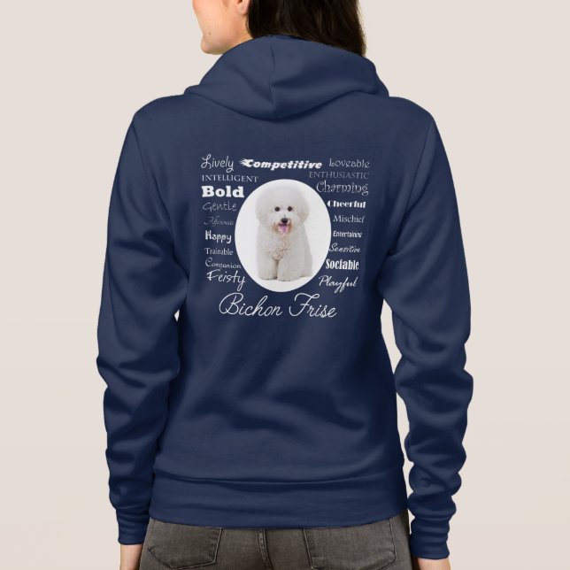 Bichon Traits Hoodie (Back)