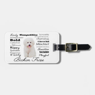 Bichon Traits Luggage Tag